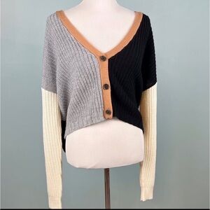 Asymmetrical Neutral Sweater